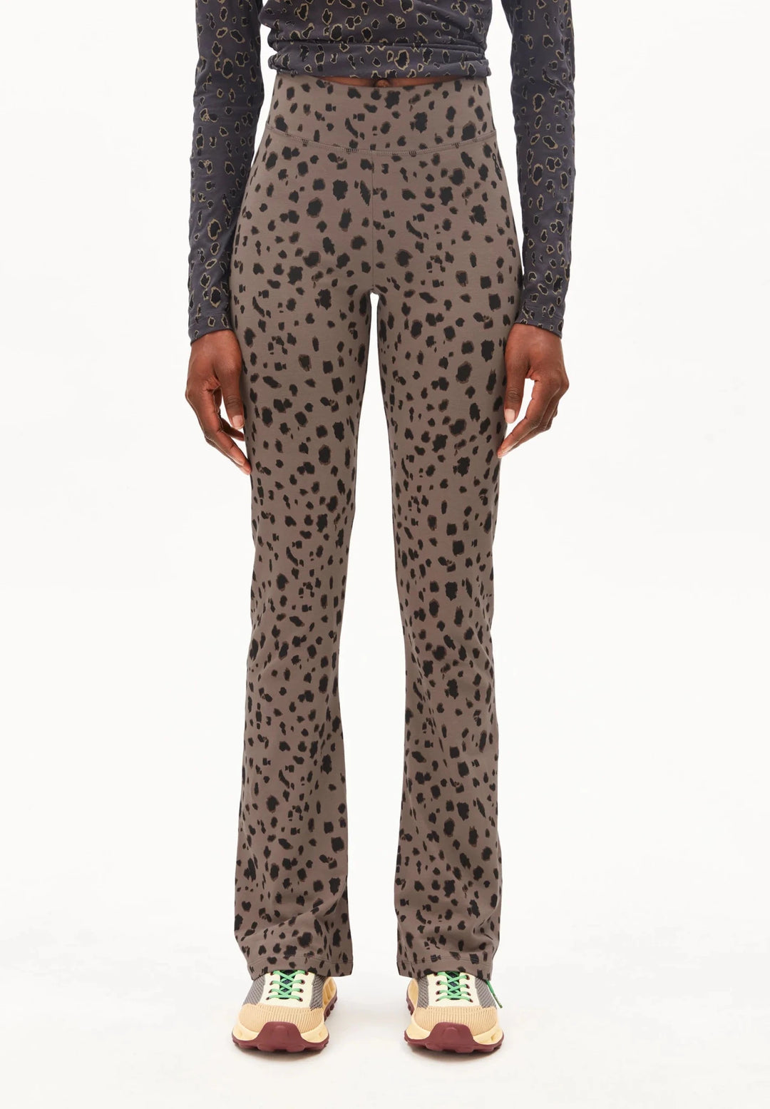 Leggings LEO REHMAA Walnut cream - Olokuti