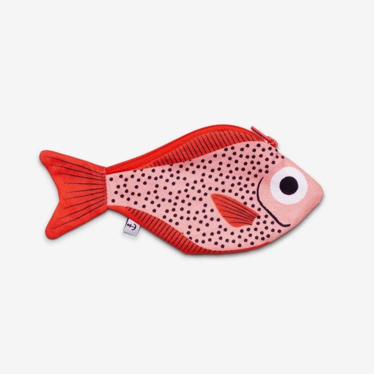 Monedero o llavero Sweeper Fish (Barrendero) Rosa - Olokuti