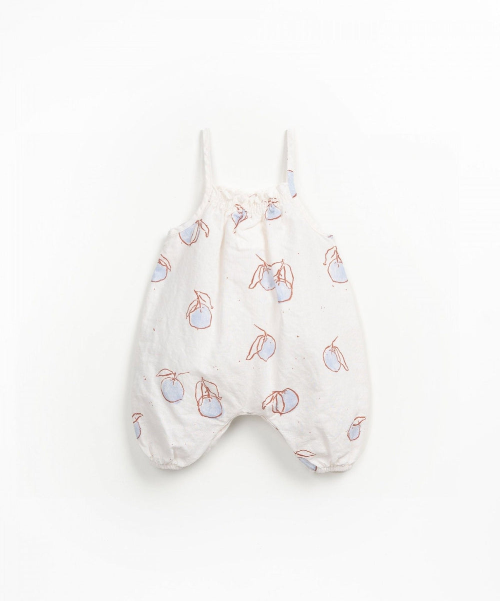 Mono Tejido Estampado Grés Laranjas - Olokuti