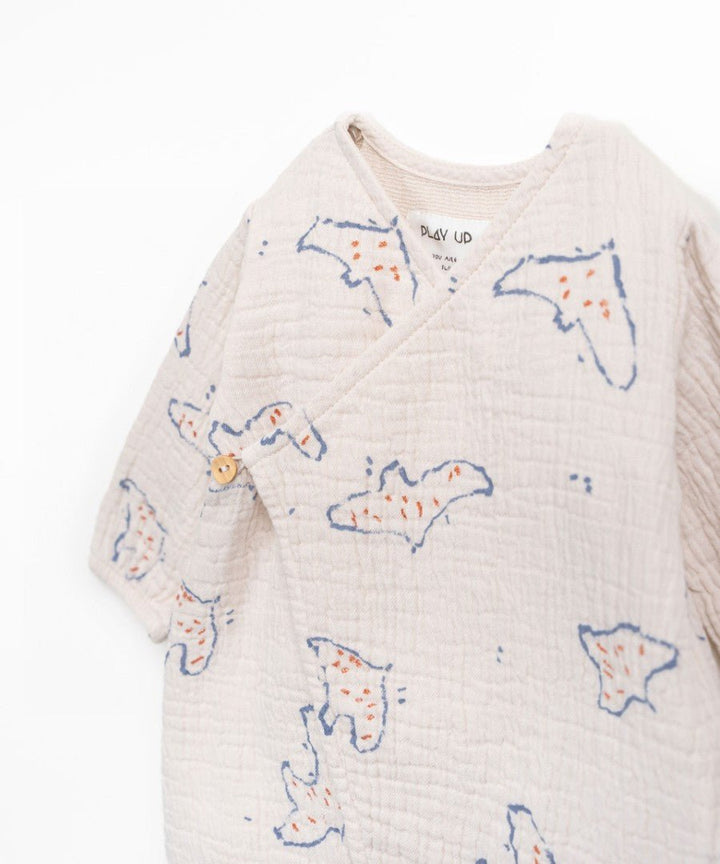 Mono Tejido estampado Pencil Pájaros - Olokuti