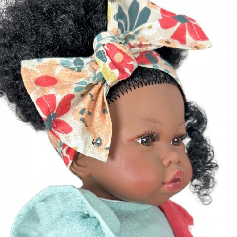 Muñeca Addis con Bebé Turquesa 45 cm. - 6400 - Olokuti