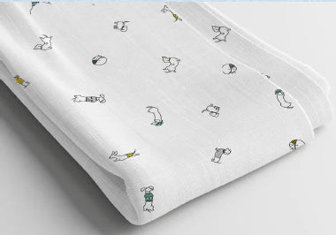 Muselina estampada 120x100 cm. - Olokuti