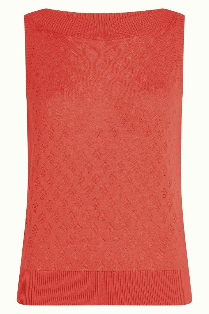 Nicky Top Mateo tejido Tweed Orange - Olokuti
