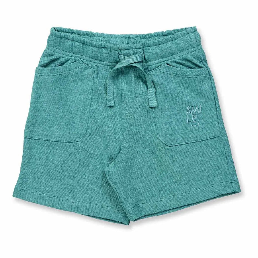 Pantalones cortos MAKU rizo Sea green - Olokuti