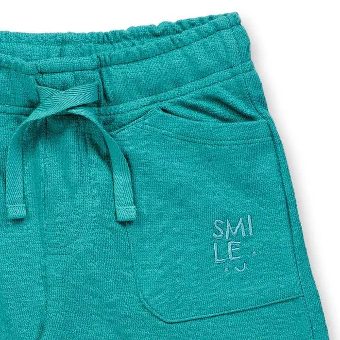 Pantalones cortos MAKU rizo Sea green - Olokuti