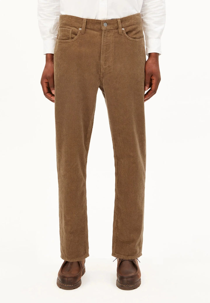 Pantalones de pana MAAKX RELAXED CORDUROY PANT Amberwood - Olokuti