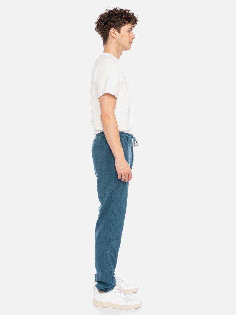 Pantalones largos unisex Banipal Lino Azul - Olokuti