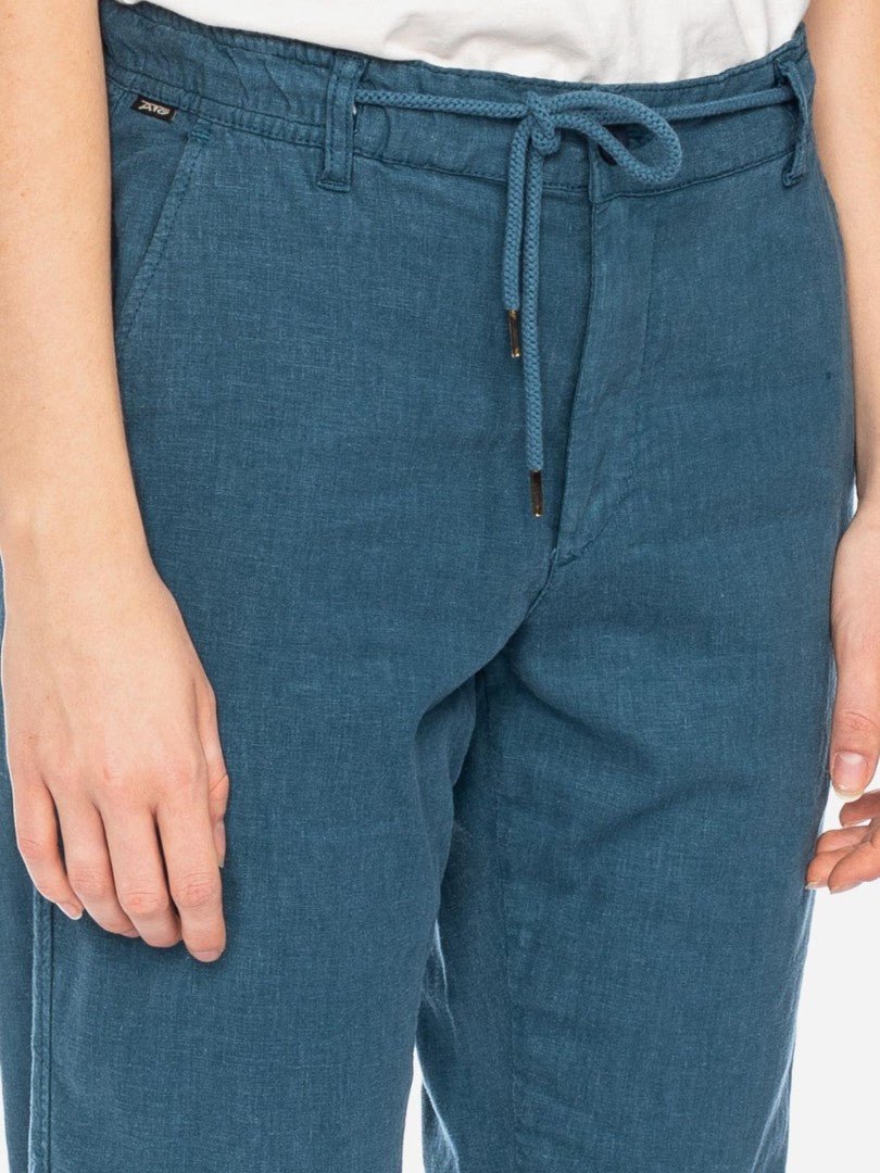 Pantalones largos unisex Banipal Lino Azul - Olokuti