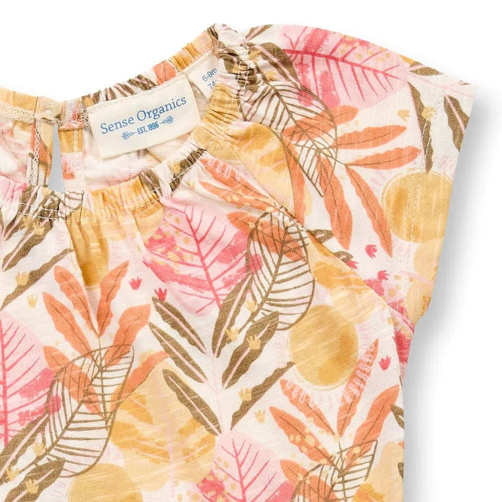 Pelele Bebé LUA Hojas tropicales - Olokuti