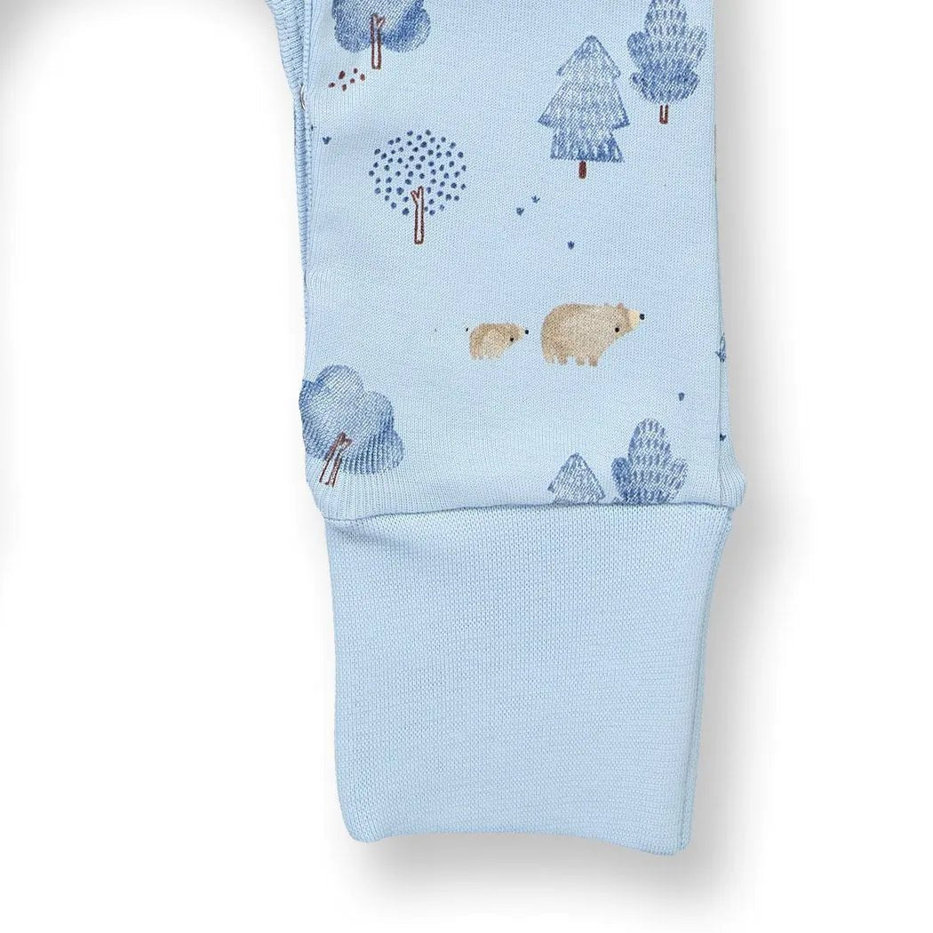 Pelele bebé m/l TONA Woodland Light Blue - Olokuti