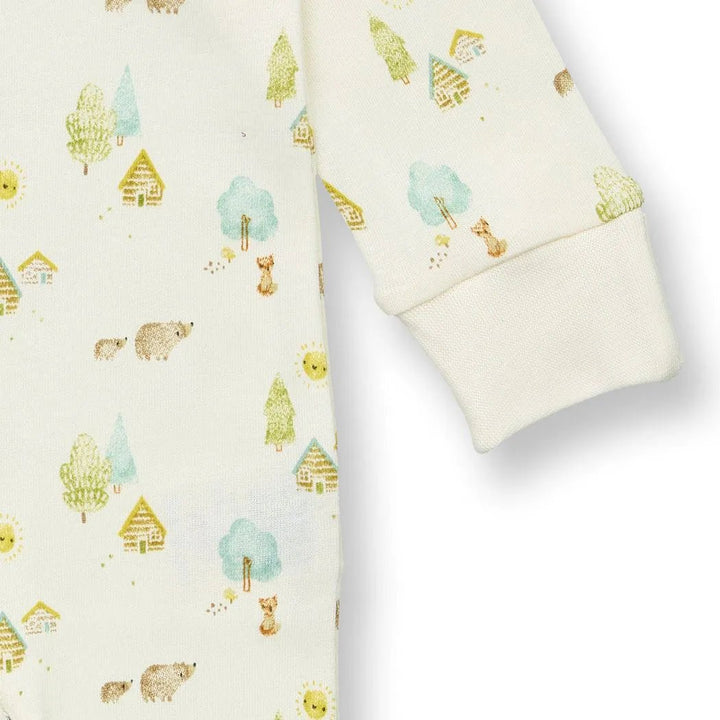 Pelele bebé m/l TONA Woodland White - Olokuti