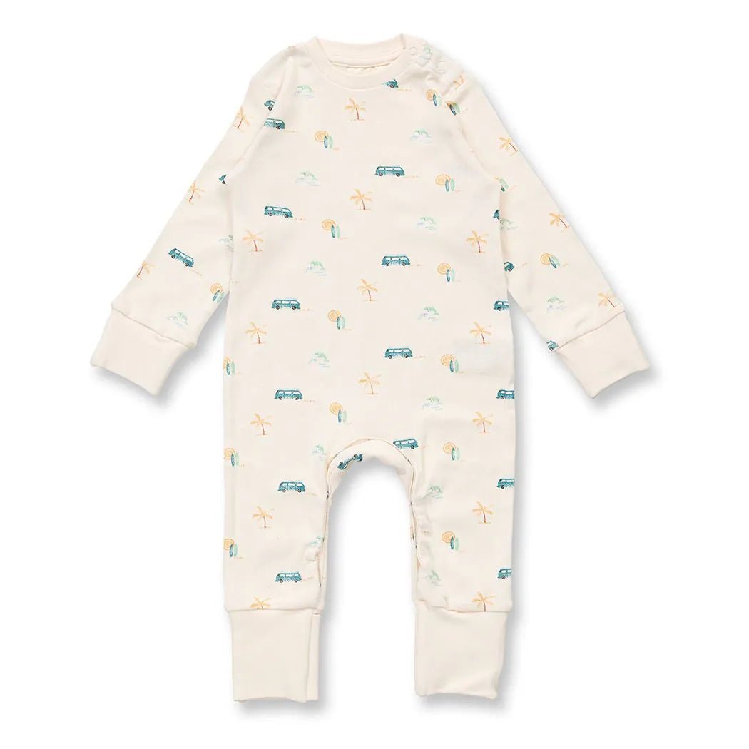 Pelele de manga larga TONA Camper Blanco natural - Olokuti