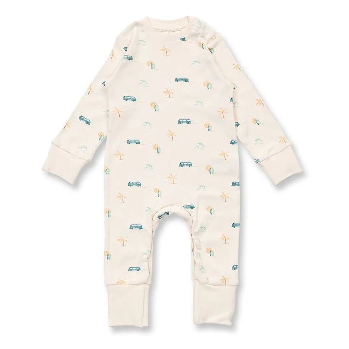 Pelele de manga larga TONA Camper Blanco natural - Olokuti