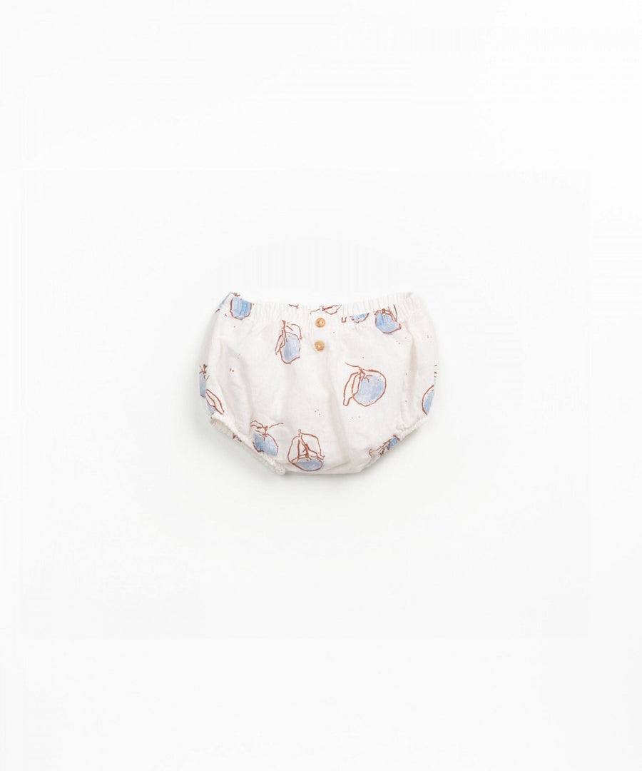 Pololos Cortos Tejidos Estampado Grés Laranjas - Olokuti