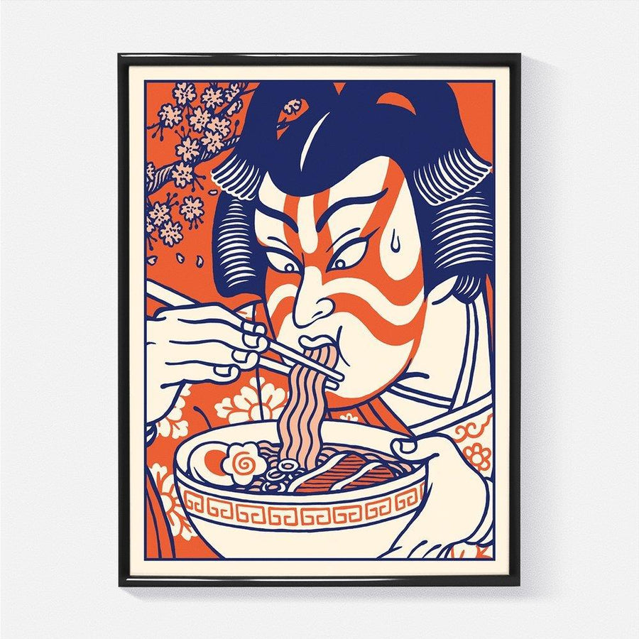 Poster "Kabuki Ramen" A4 - Olokuti