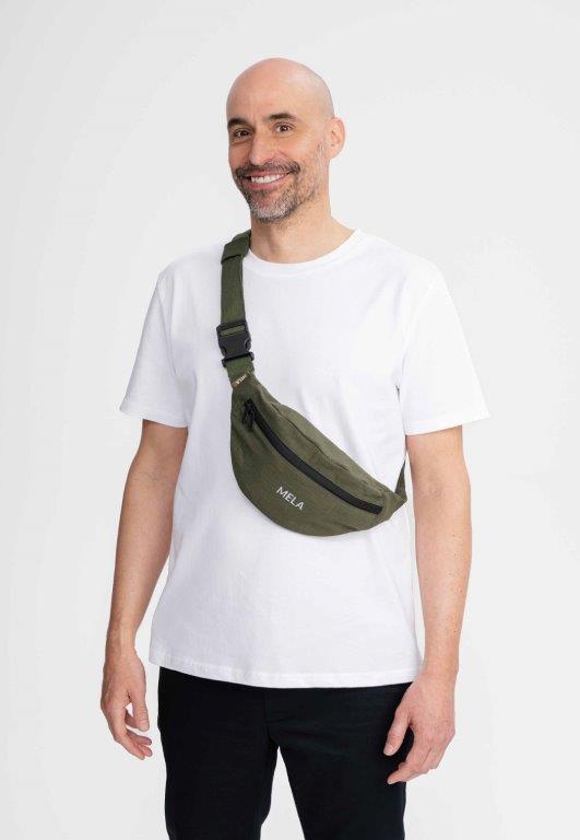 Riñonera unisex Ripstop KALINDI 3L. Verde oliva oscuro - Olokuti