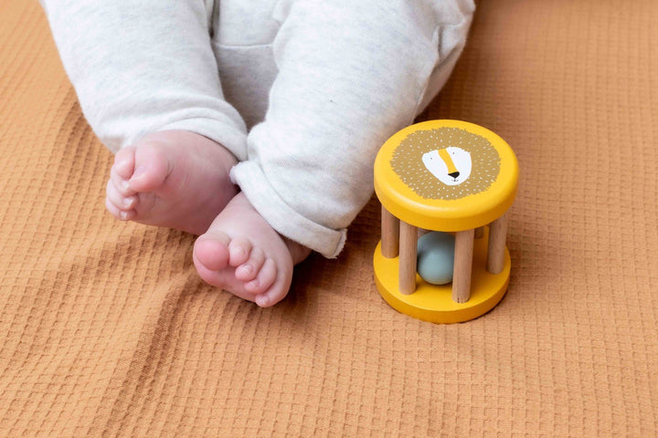 Sonajero rodante de madera - Olokuti