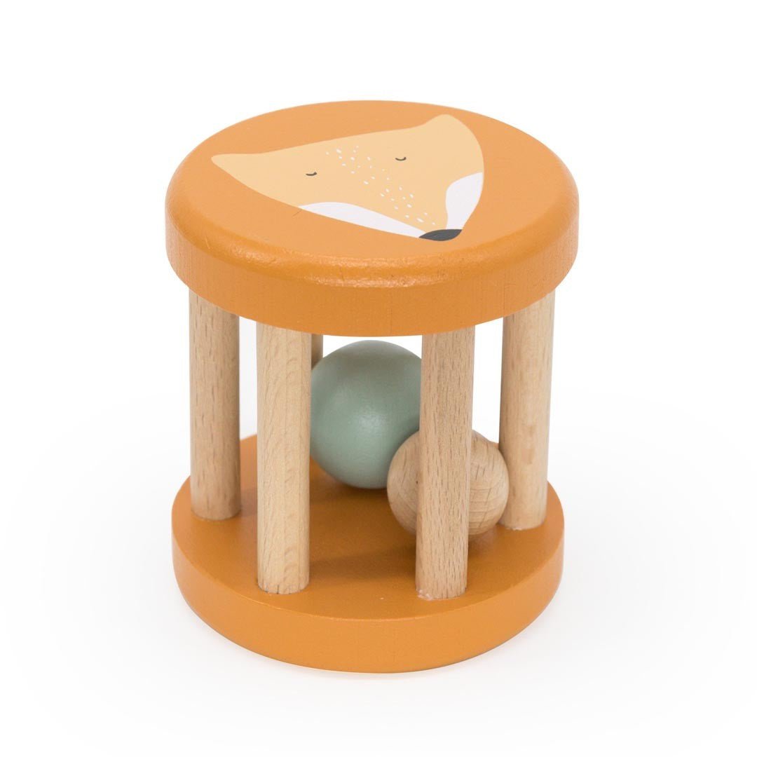 Sonajero rodante de madera - Olokuti