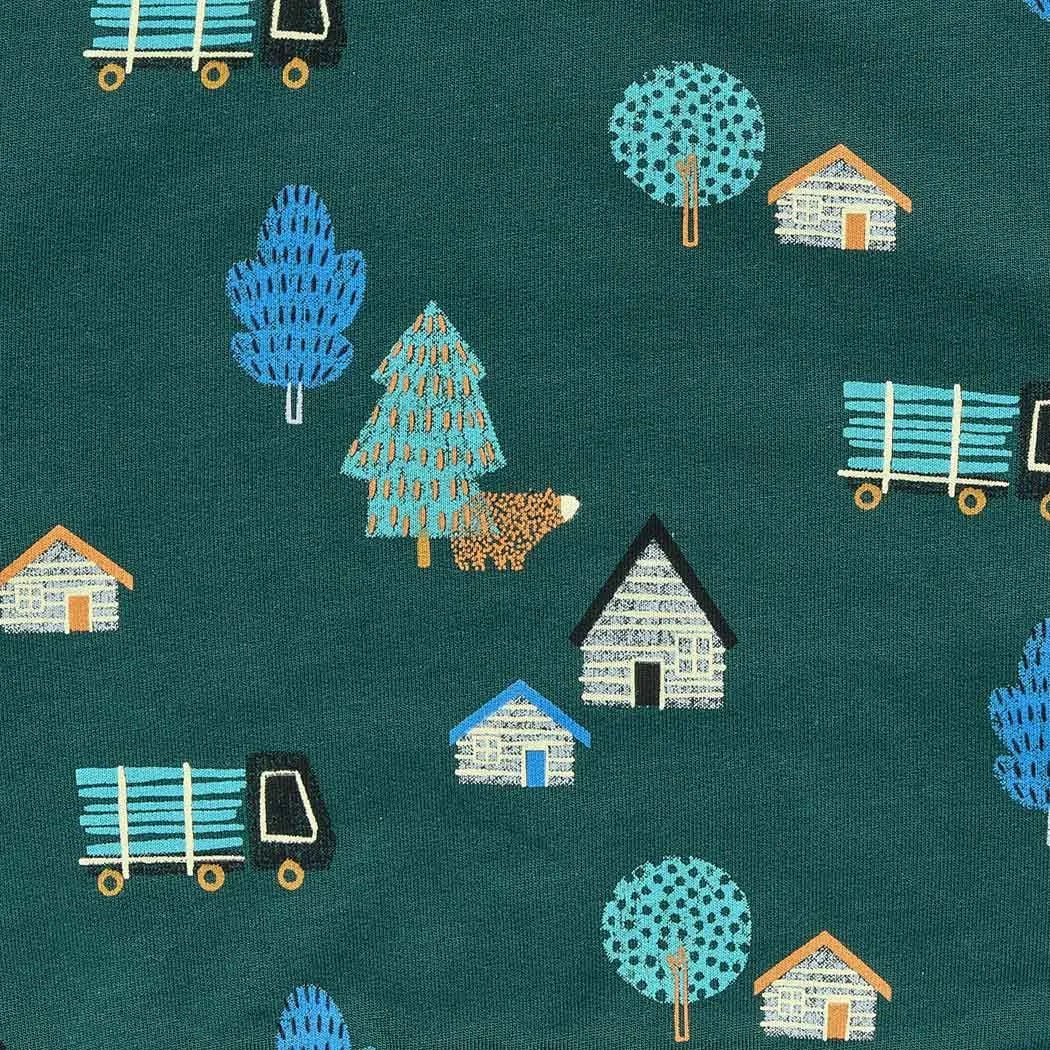 Sudadera bebé SIAM Woodland Fir Green - Olokuti