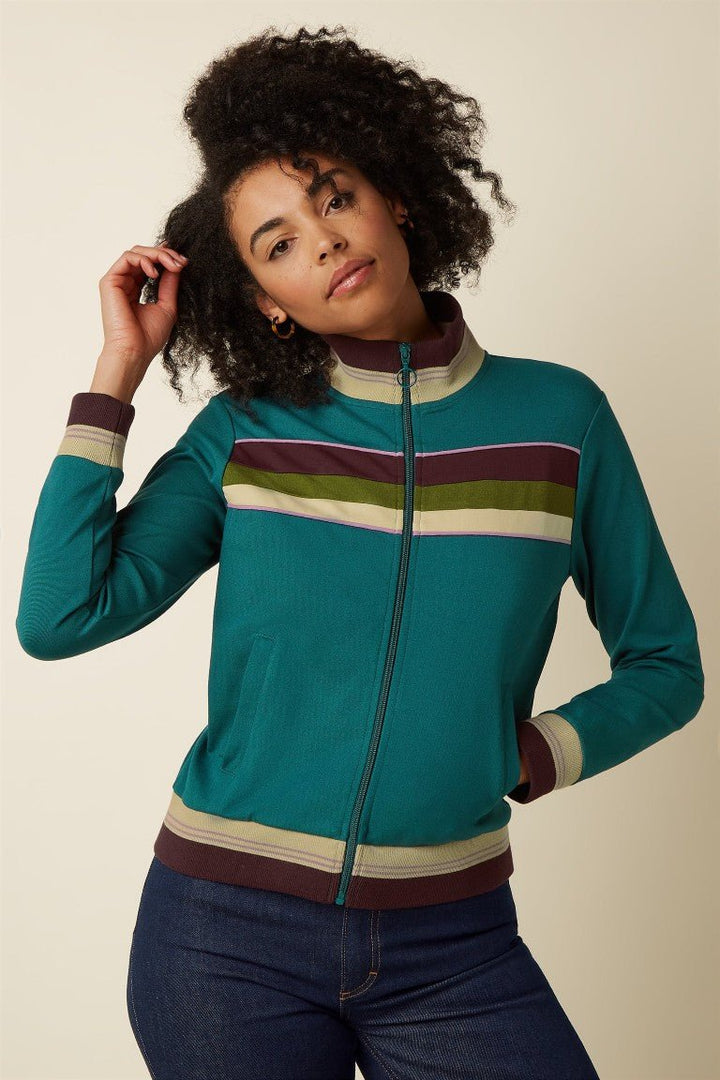 Sudadera Colorblock Coljack Daytona Spruced Green - Olokuti
