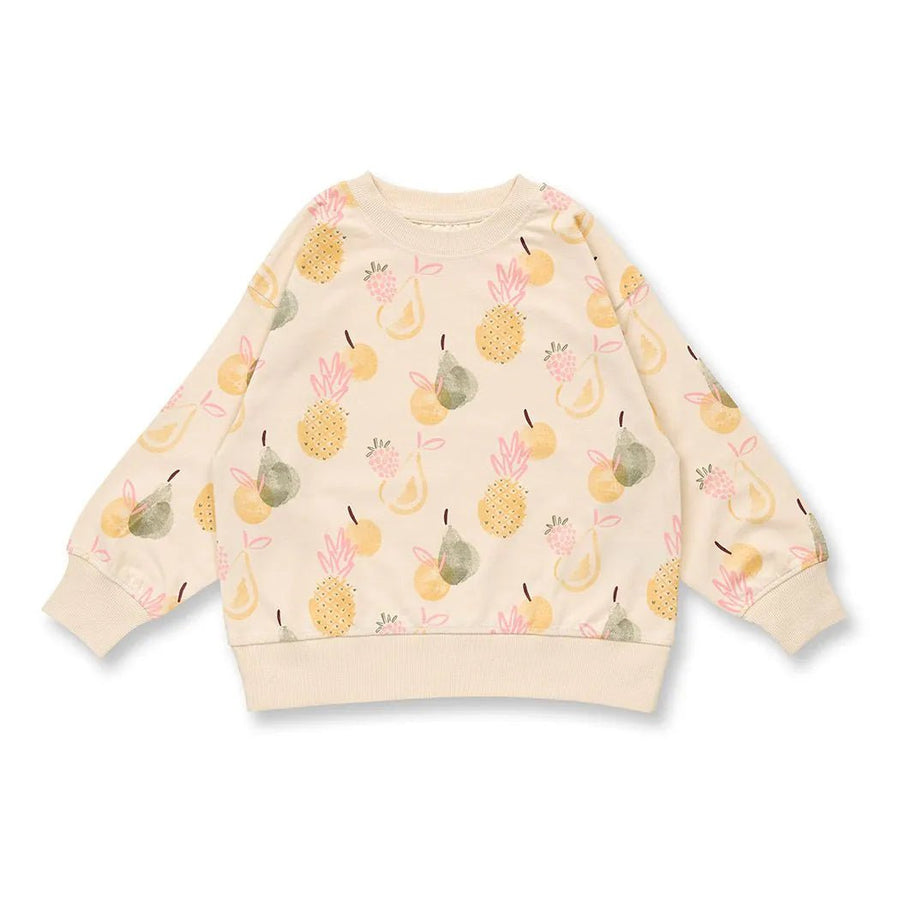 Sudadera DARI Frutas Beige claro - Olokuti