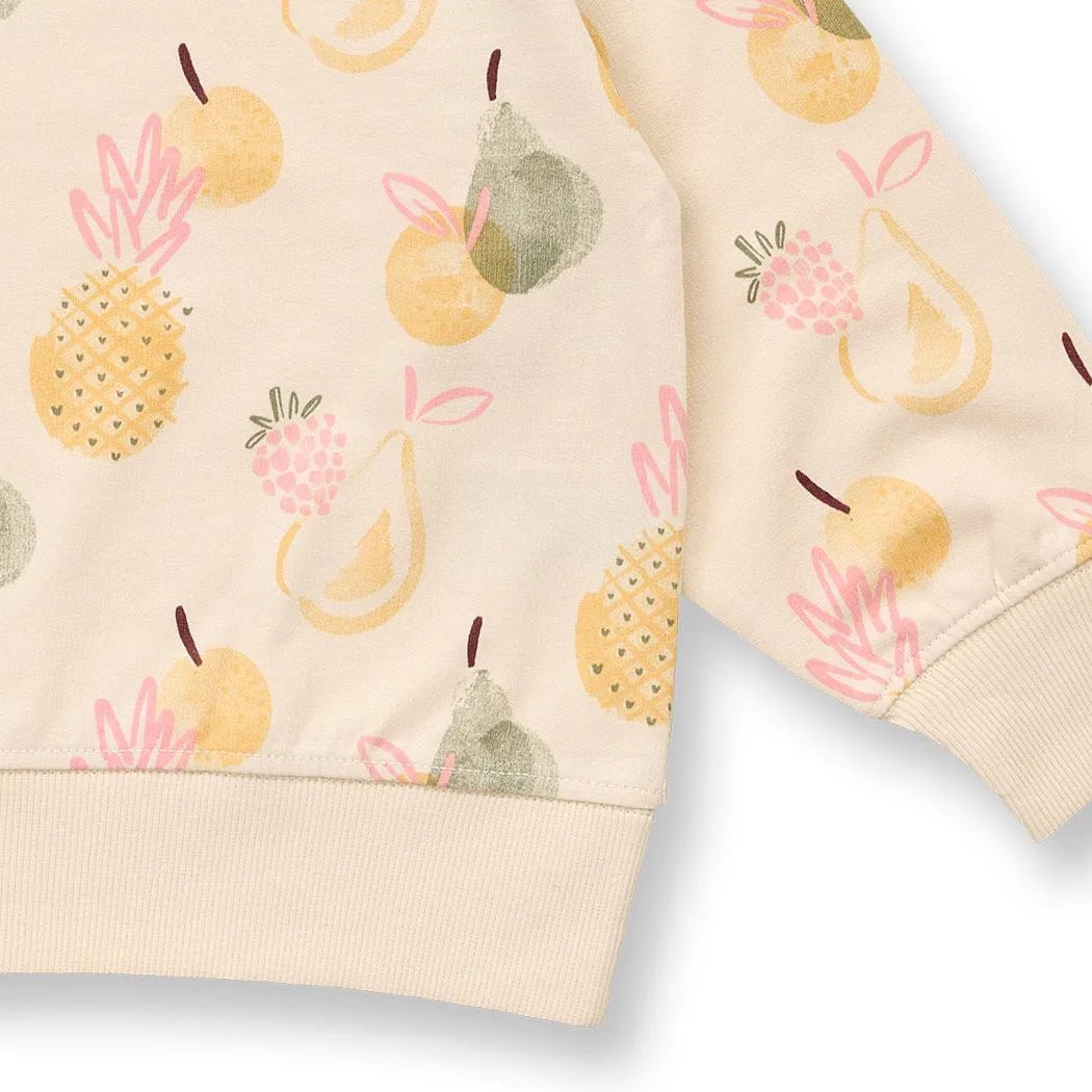 Sudadera DARI Frutas Beige claro - Olokuti