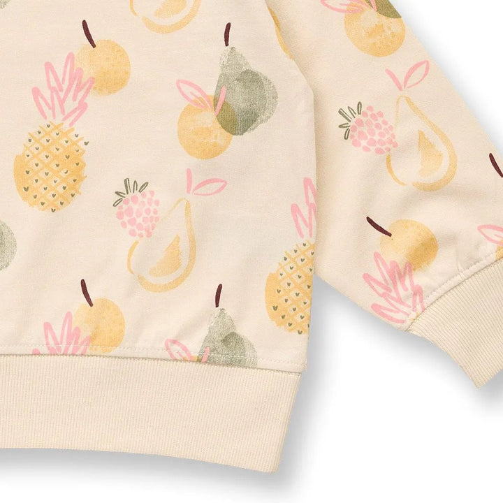 Sudadera DARI Frutas Beige claro - Olokuti