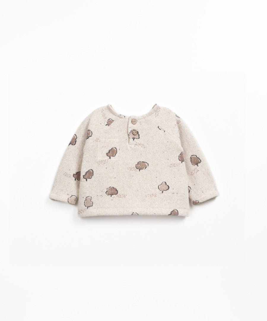 Sudadera Jersey estampada Pencil Árboles - Olokuti