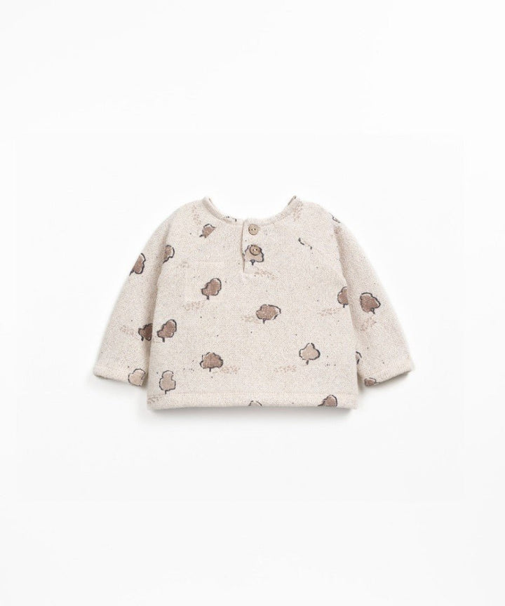 Sudadera Jersey estampada Pencil Árboles - Olokuti