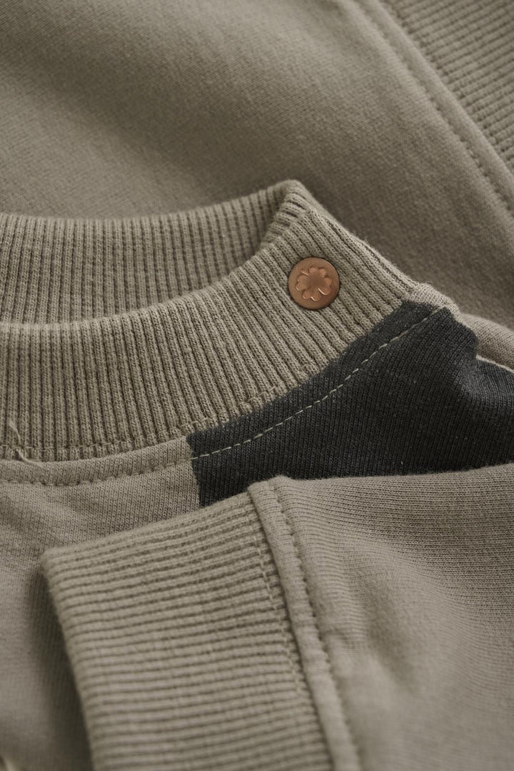 Sudadera Snowflake Abstract Pattern Crudo - Olokuti