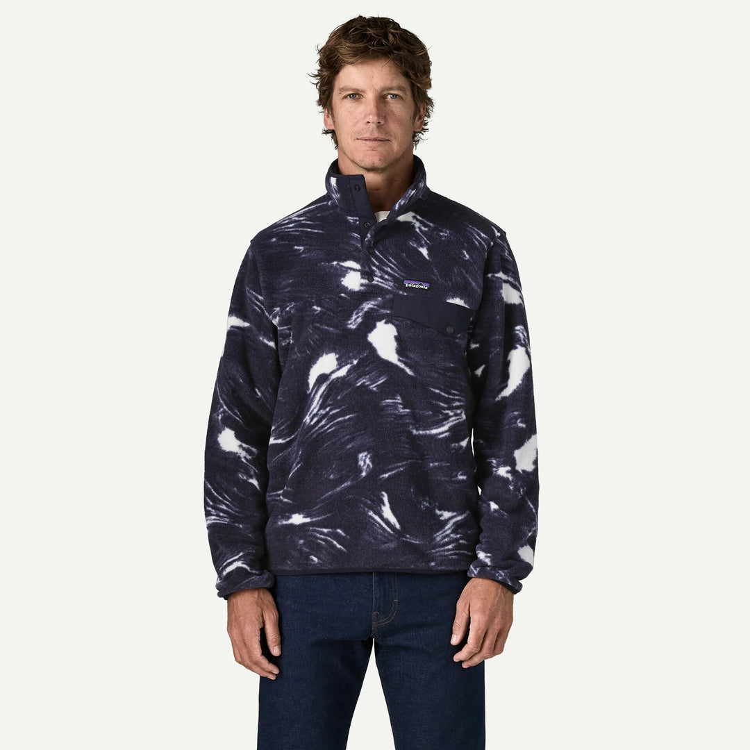 Suéter Lightweight Synchilla Snap-T P/O Polar Breeze: Sunken Blue - Olokuti