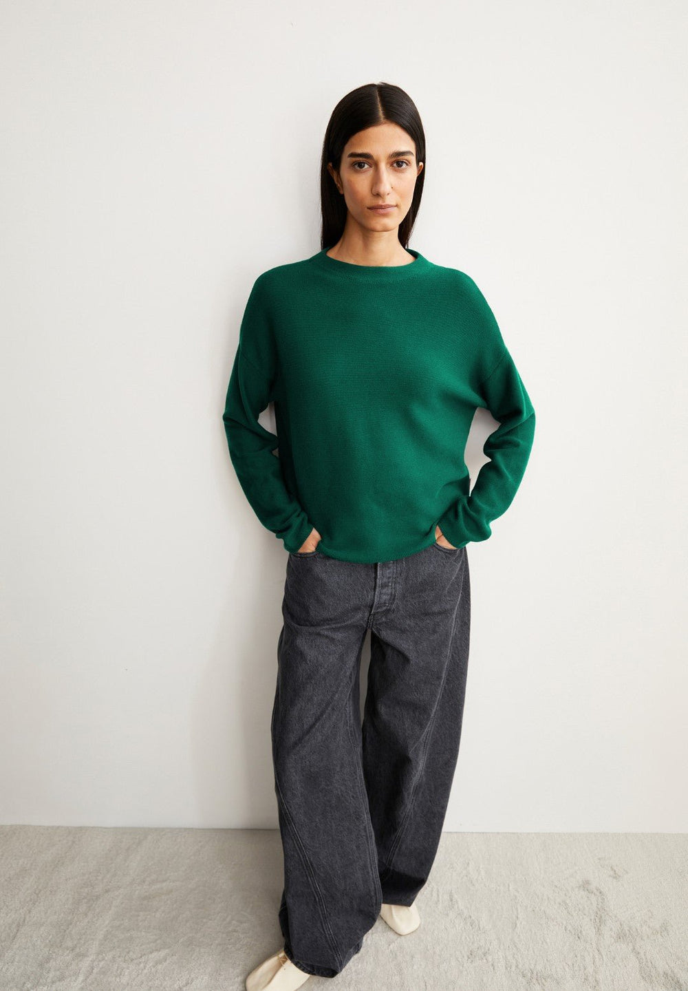 Suéter MERINAA LINKS LINKS Emerald green - Olokuti