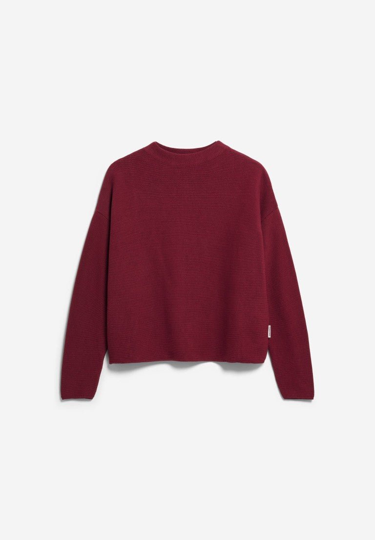 Suéter MERINAA LINKS LINKS Velvet red - Olokuti