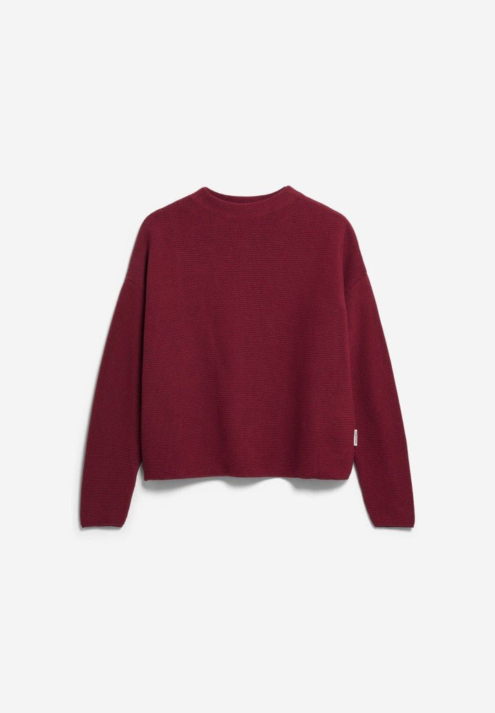 Suéter MERINAA LINKS LINKS Velvet red - Olokuti