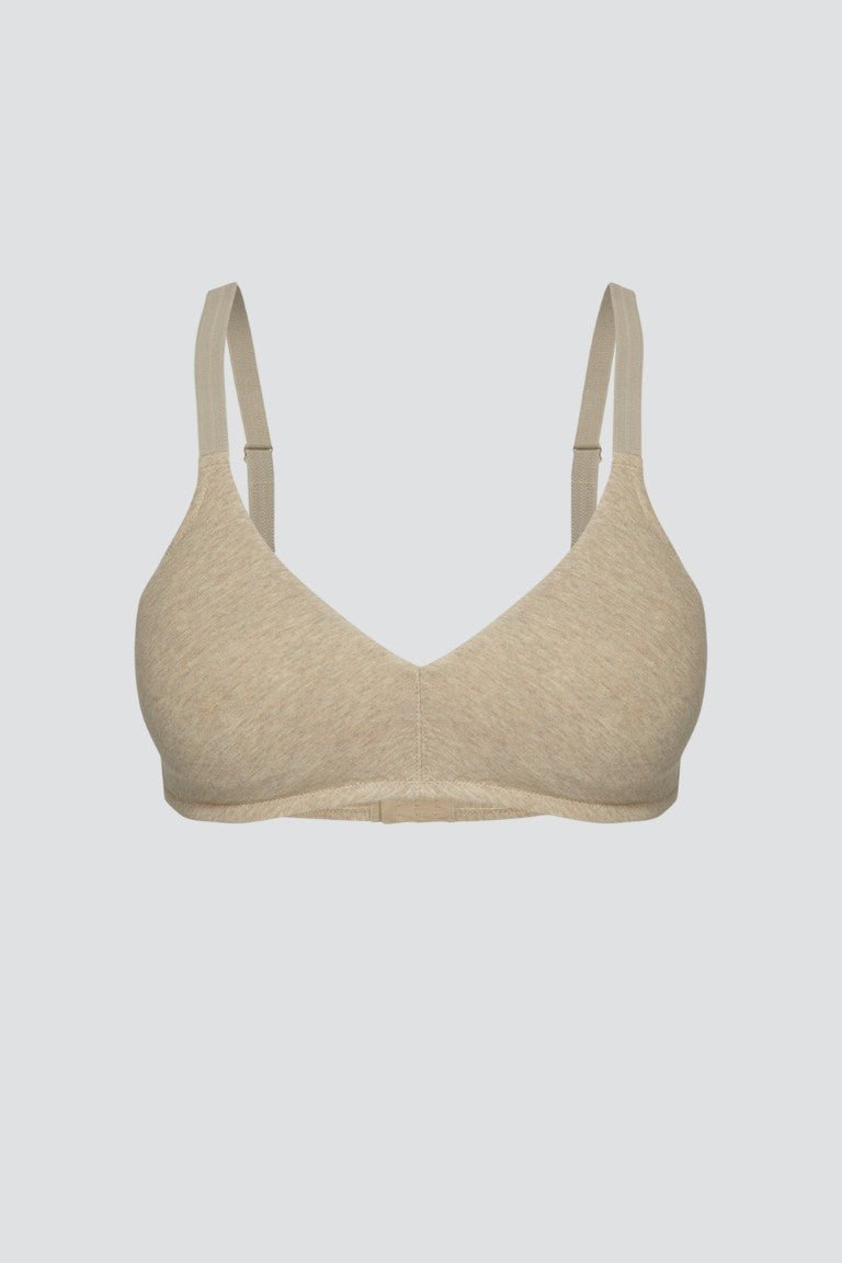 Sujetador sin aros Beige mezcla - Olokuti