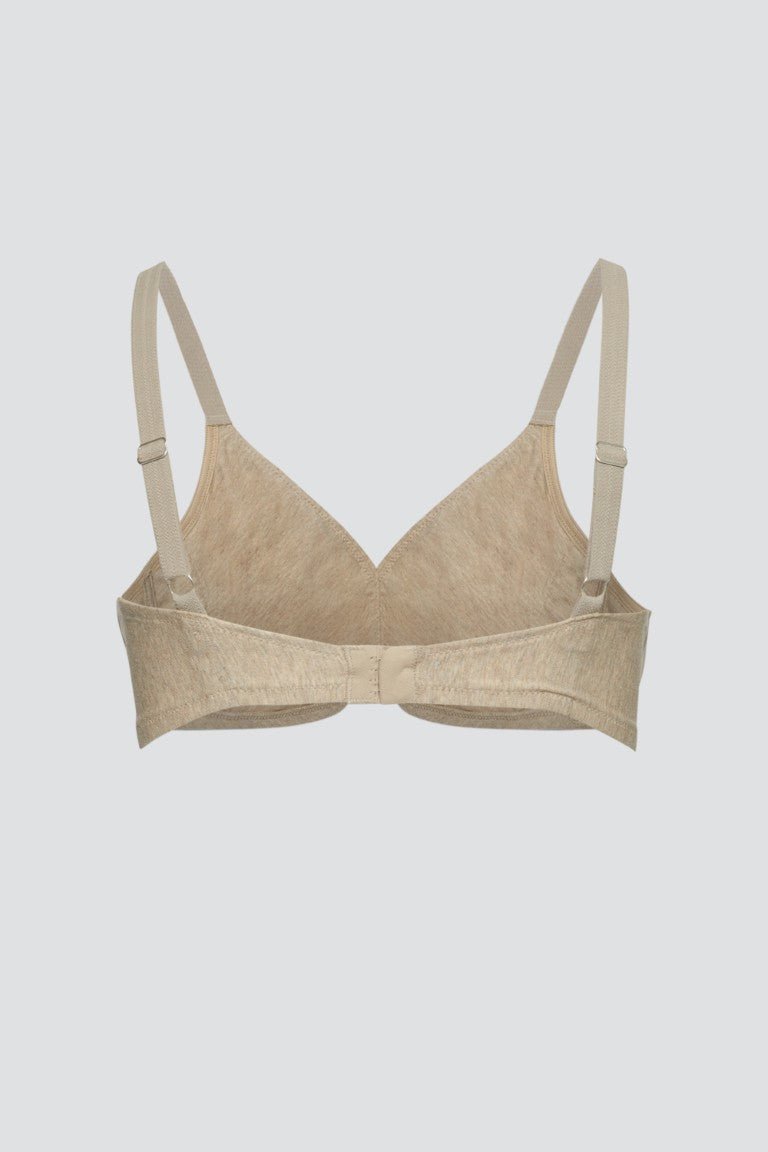 Sujetador sin aros Beige mezcla - Olokuti