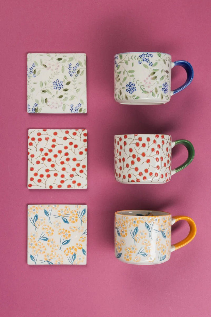 Taza Vintage Garden Naranja - Olokuti