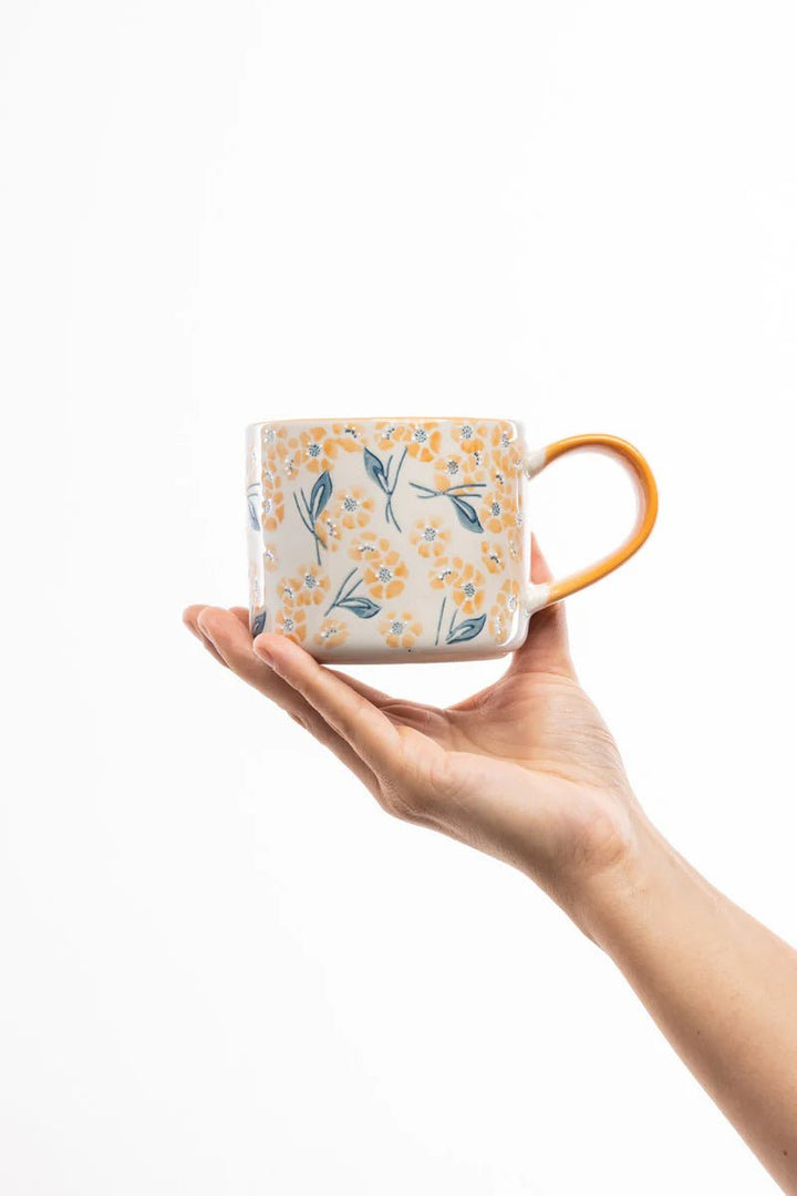 Taza Vintage Garden Naranja - Olokuti