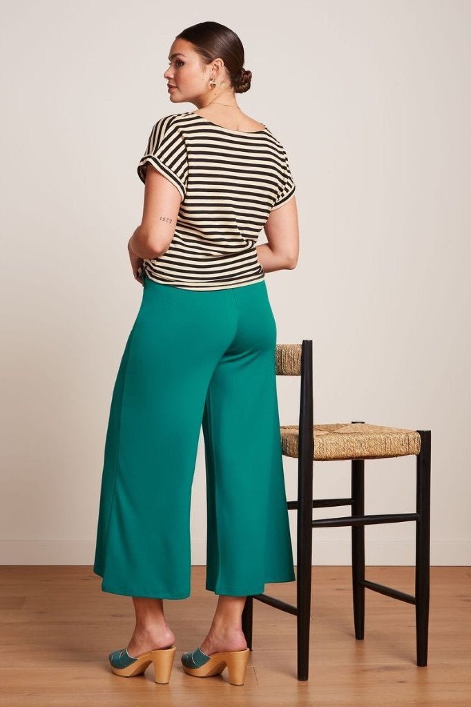 Top Aria Knot Chopito Rayas Negro - Olokuti