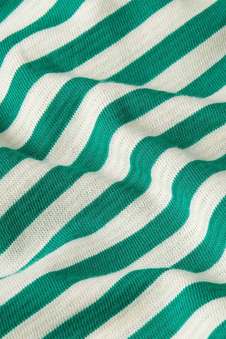 Top Aria Knot Chopito Rayas Ultra Green - Olokuti