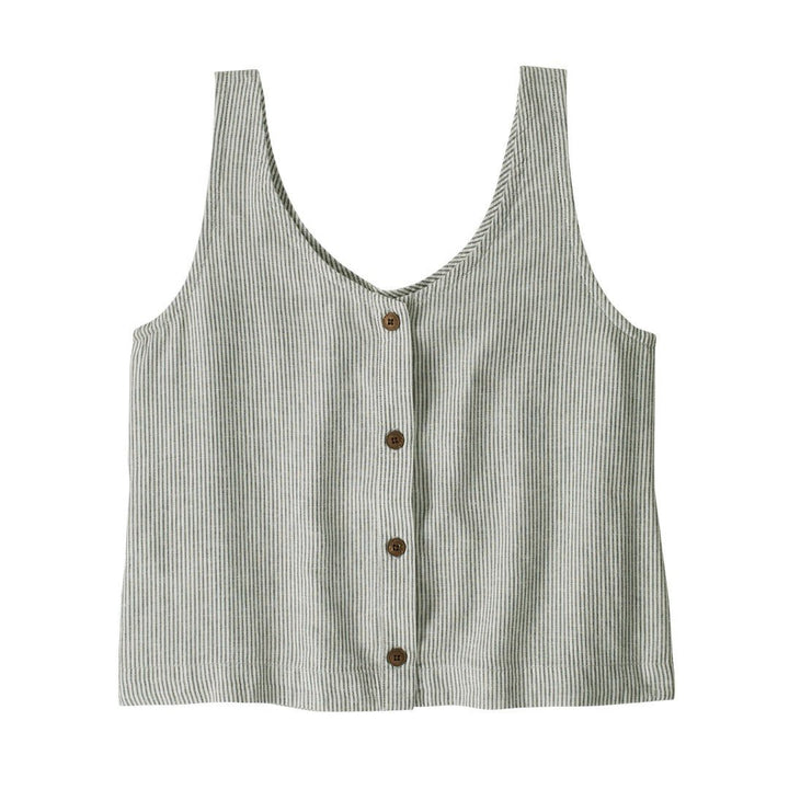 Top tirantes Garden Island Solstice Stripe: Smolder Blue - Olokuti