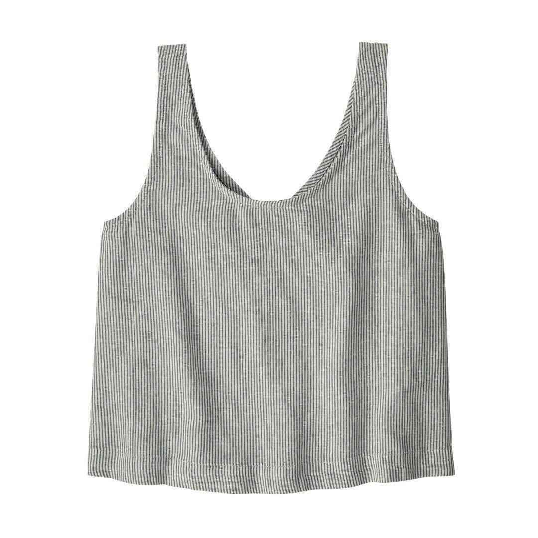 Top tirantes Garden Island Solstice Stripe: Smolder Blue - Olokuti
