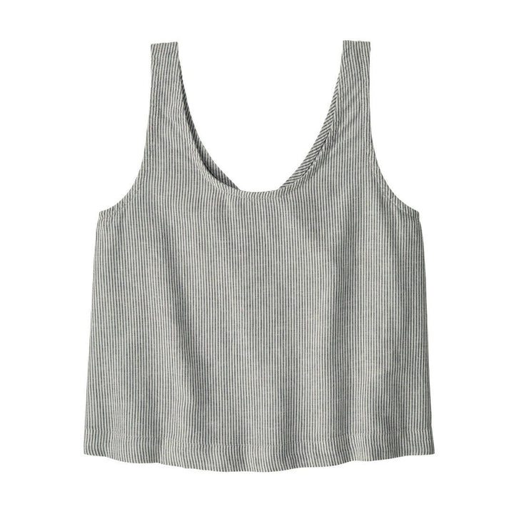 Top tirantes Garden Island Solstice Stripe: Smolder Blue - Olokuti