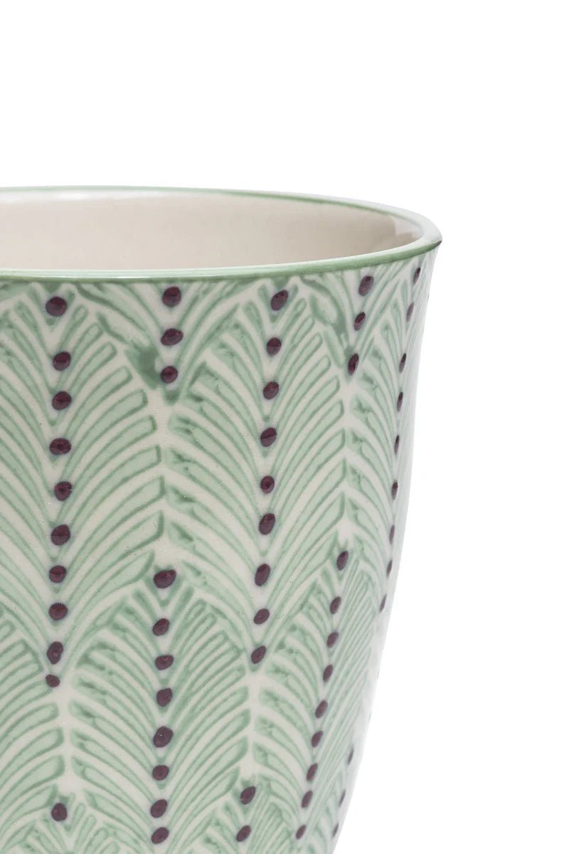 Vaso cerámica Mix n Match Verde 300 ml. - Olokuti