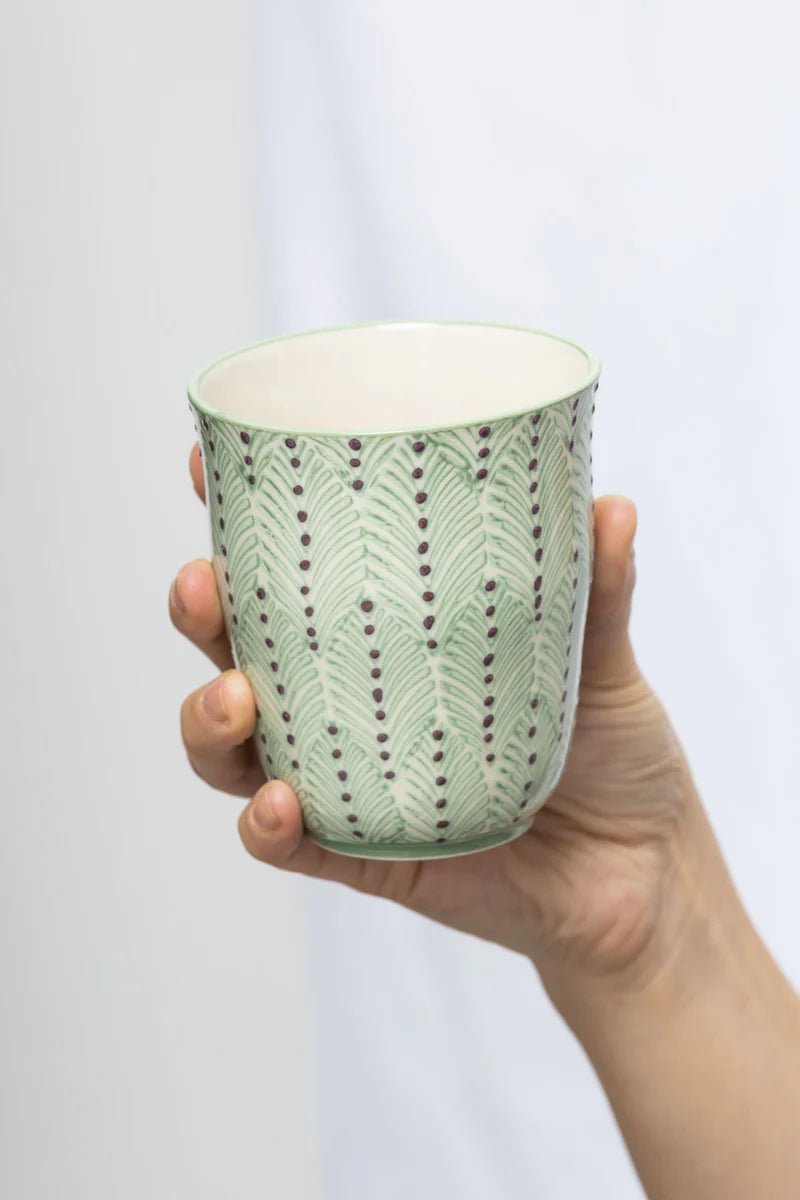 Vaso cerámica Mix n Match Verde 300 ml. - Olokuti