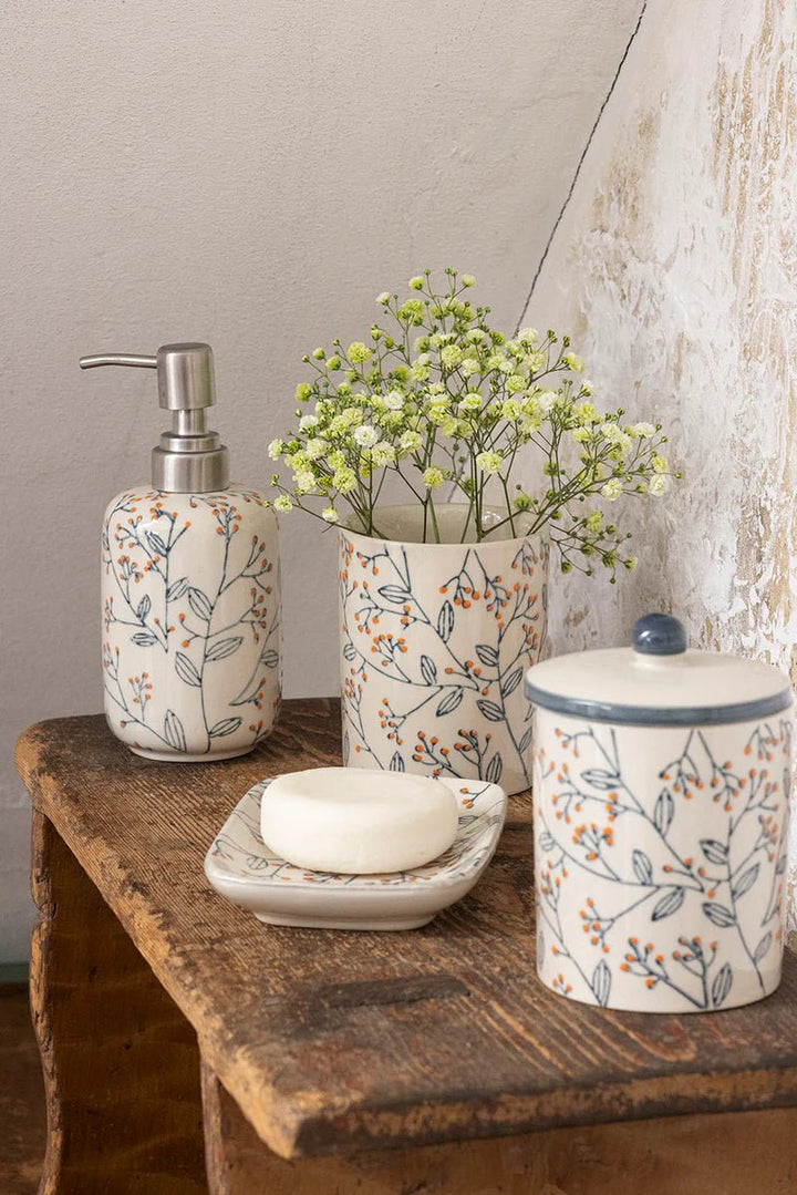 Vaso para cepillos de dientes Romantic Azul - Olokuti