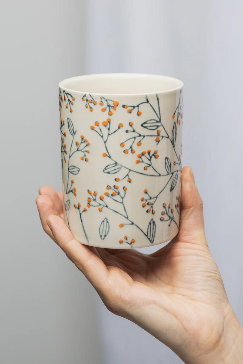 Vaso para cepillos de dientes Romantic Azul - Olokuti