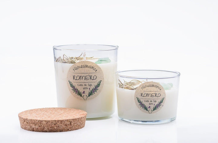 Vela aromática Cera de Soja 1 mecha 250gr. - Olokuti