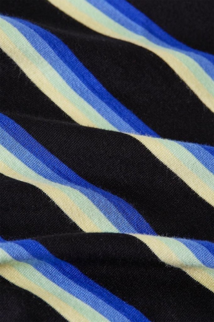 Vestido Abigail Negro Rayas Embla - Olokuti