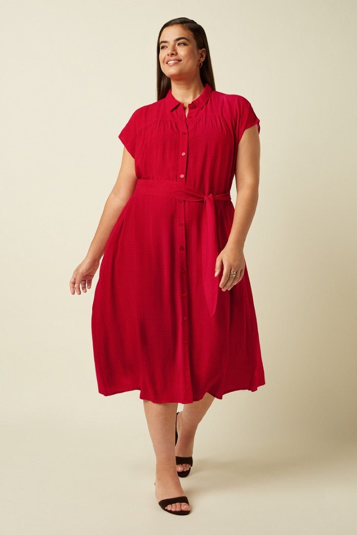 Vestido Amy Tortoise Chili Red - Olokuti